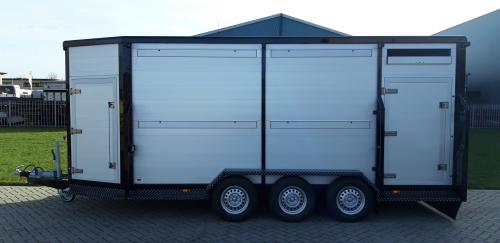 Wico grote tridem veetrailer