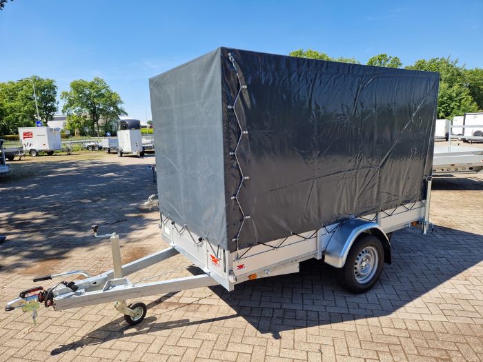Anssems BXS 1500 bakwagen met huif enkelasser