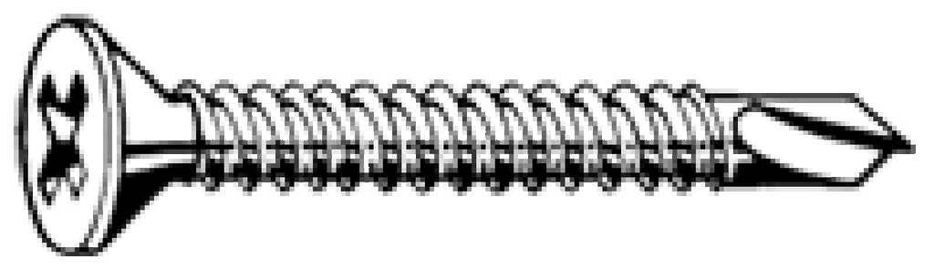 Boorparker 3,5x13 verzinkte kop