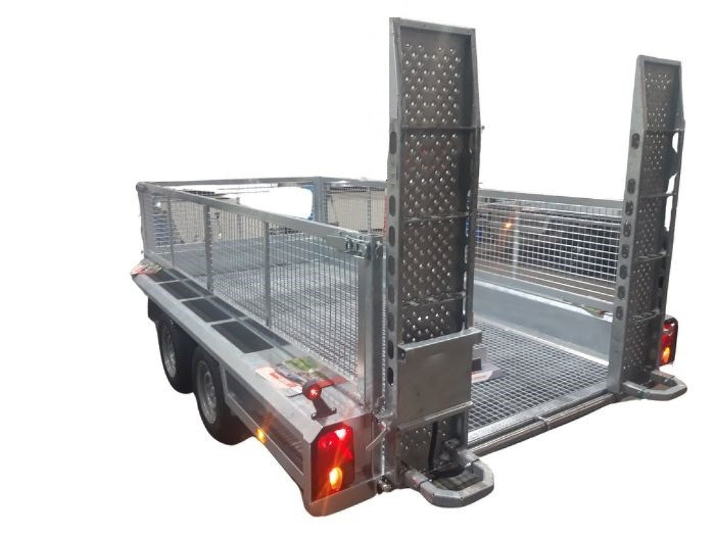 2 losse oprijplanken 165cm ipv oprijklep