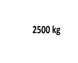 S - 2500 kg i.p.v. 2000kg