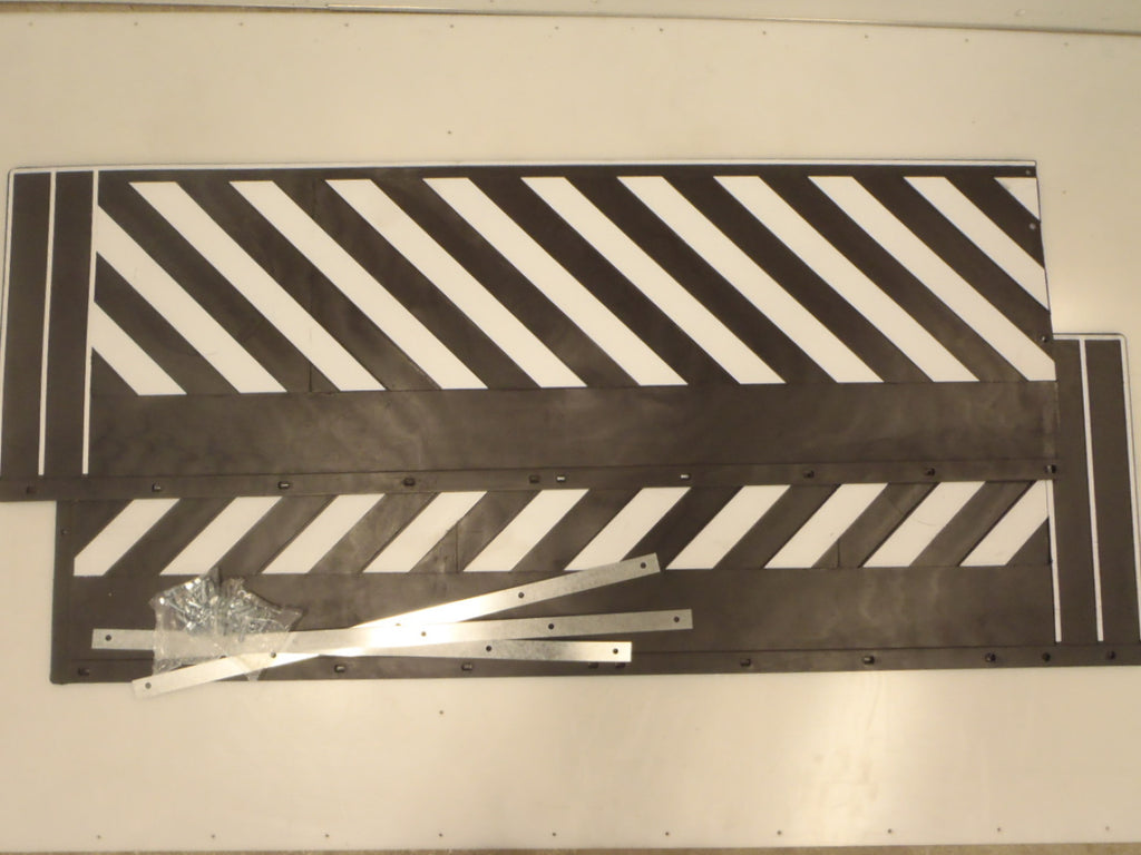 Spatlap 240x38 diagonale markering