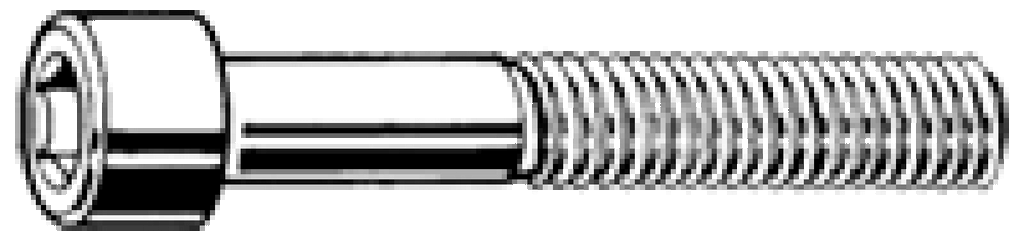 RVS 8x40 cilinderkopschroef