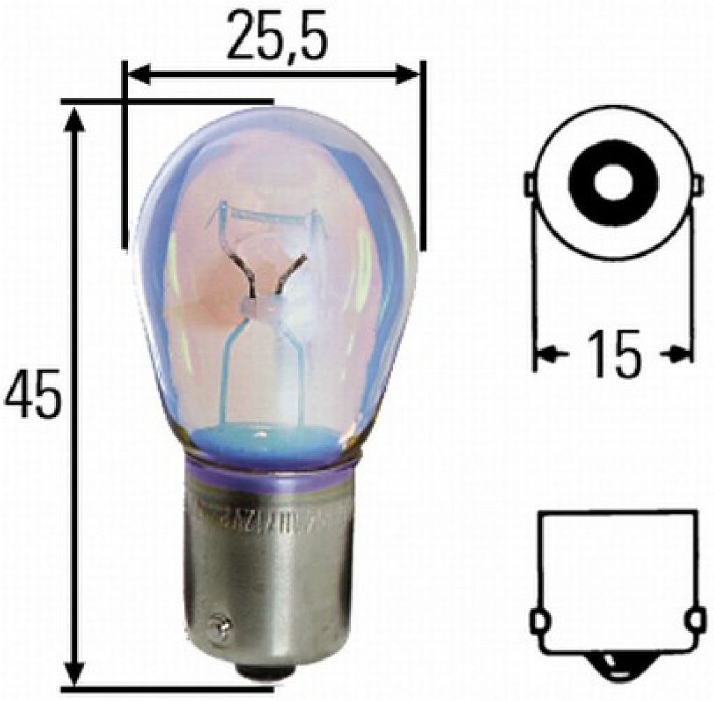 Bollampje 12V-21W