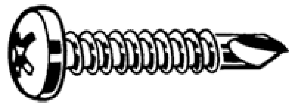 Plaatschroef 4,2x13 bolkop zelfborend