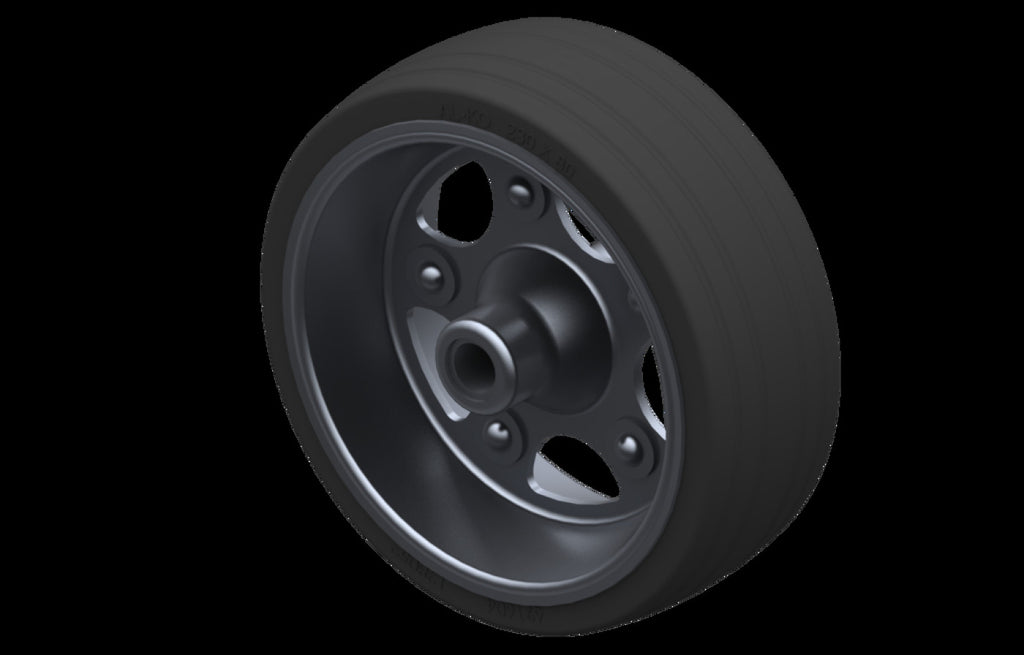 Los wiel Alko zwaar opklapbaar neuswiel