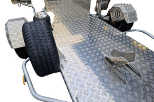 A - Reservewiel gemonteerd