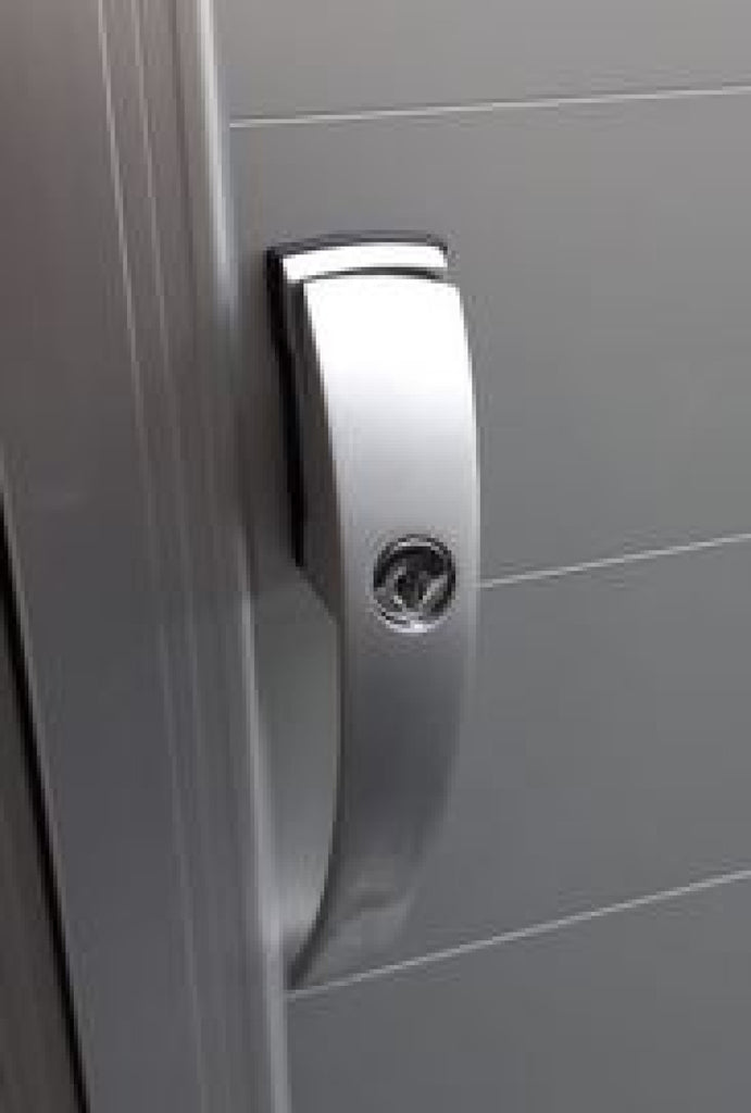 Deurgrepen afsluitbaar mat chroom stift