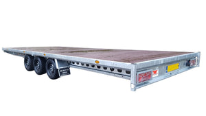 Geheel vlakke wagen - 301x155cm