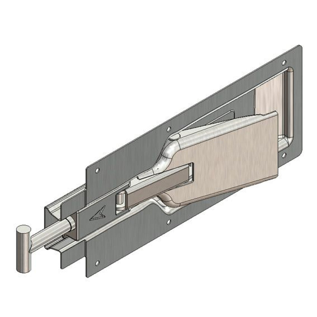 Inbouwspansluiting met T-haak