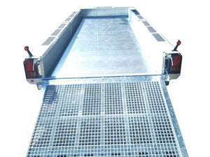 Aluminium planken vloer - 350x150cm