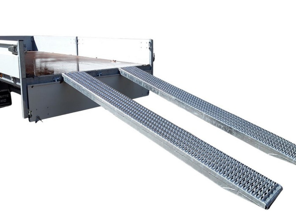 MAJ/KP - Stalen oprijplank 240x30 paar
