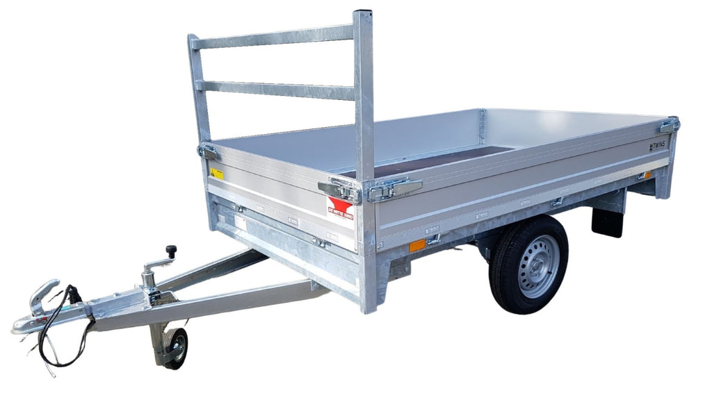 Plateau 750kg - 307 x 157 cm Enkel