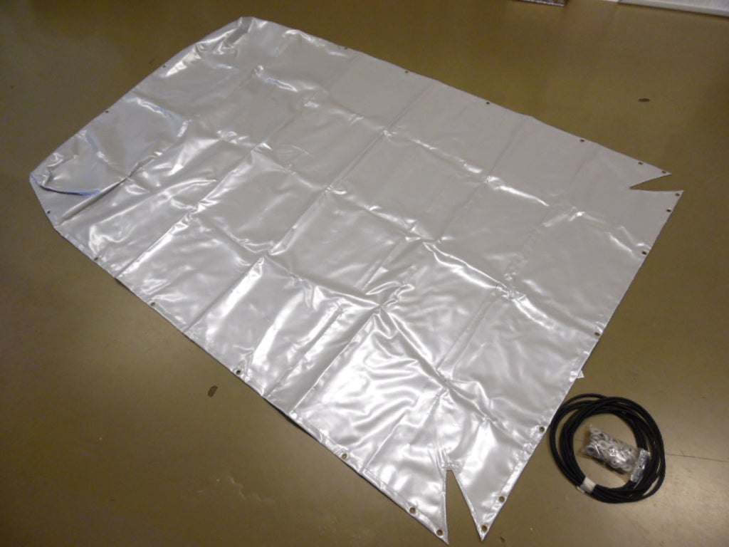 Vlakzeil Saris DC 200x126 cm zilvergrijs