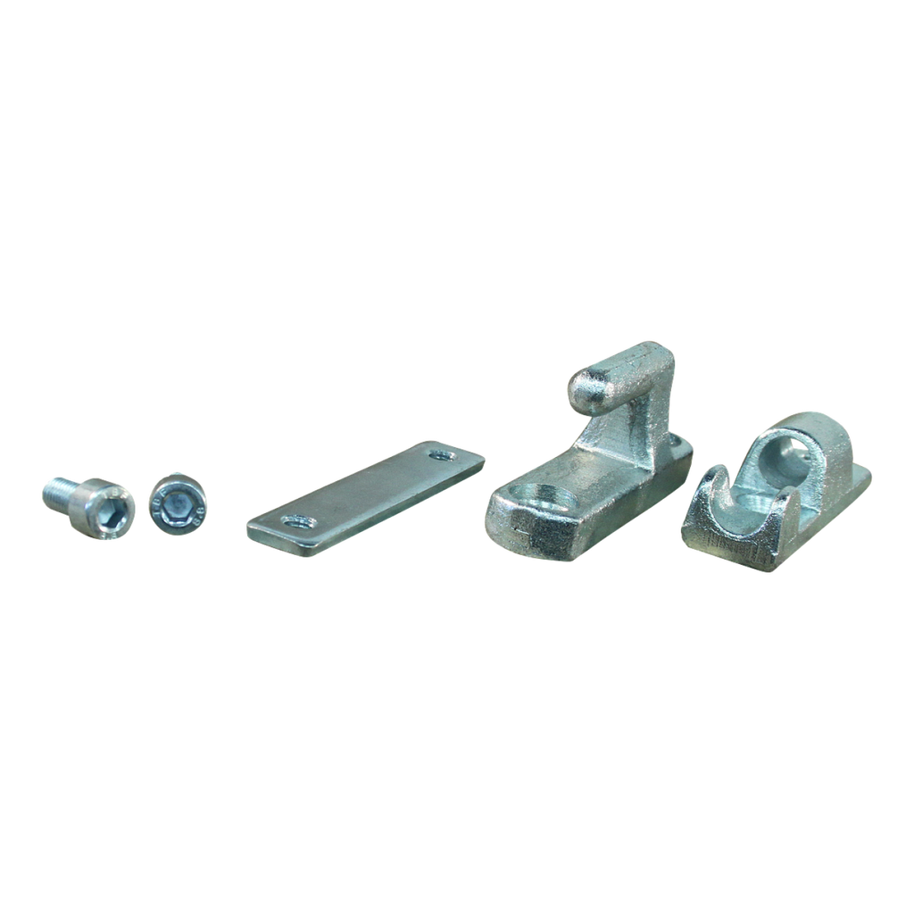 Scharnierpenset onderbouw alu bord