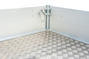 Aluminium traanplaat vloer - 401 x 185cm