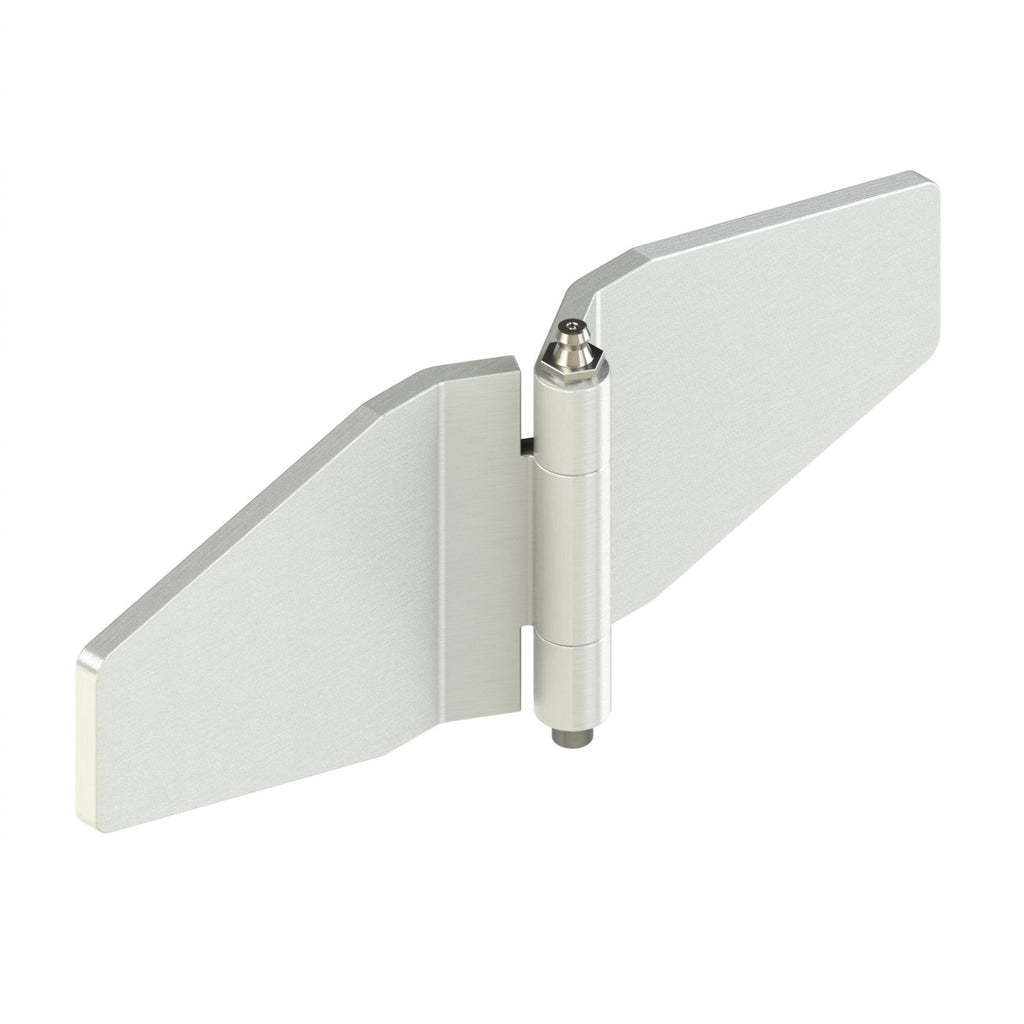 Zijdeur scharnier gezet 228x80 verzinkt